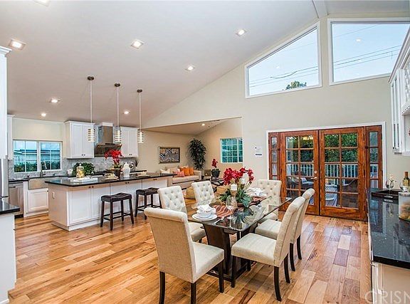 Open Concept with up to 15 FT Ceiling, and Glass Wall, Kitchen, Dinning, Living Room & Family Room