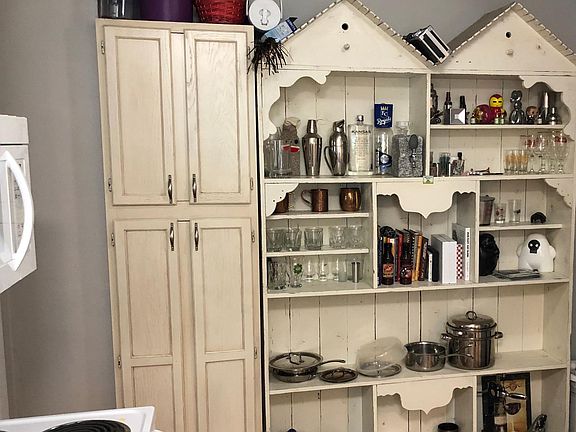 Kitchen With Antique Cupboard 