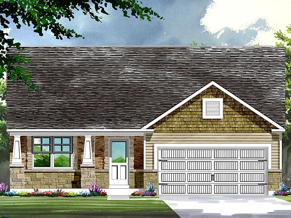 Elevation C with optional masonry - Optional Elevation