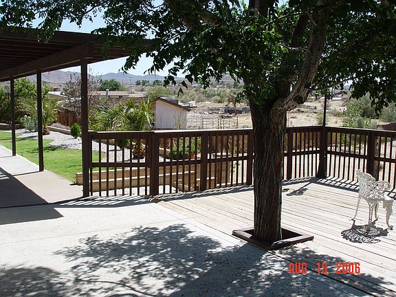 Back patio deck