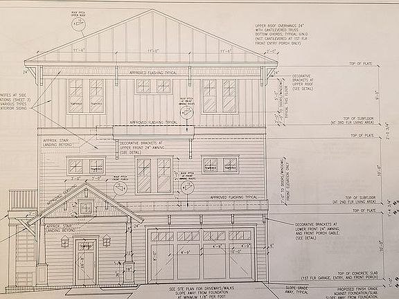 Front view of your new home