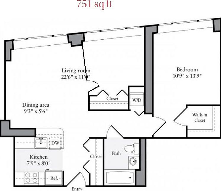1st image of 510 W 52nd St APT 23H