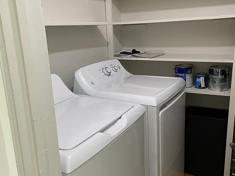 Laundry and pantry area