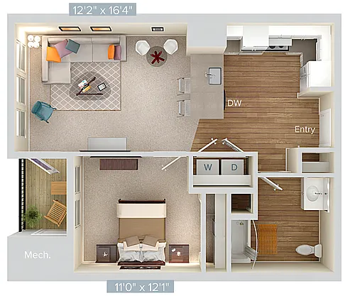 Floor plan A2-HP-sc2-730