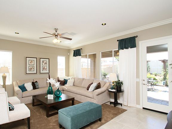 Large great room with high ceilings