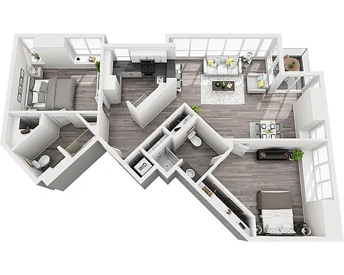 Floor plan Plan B2A