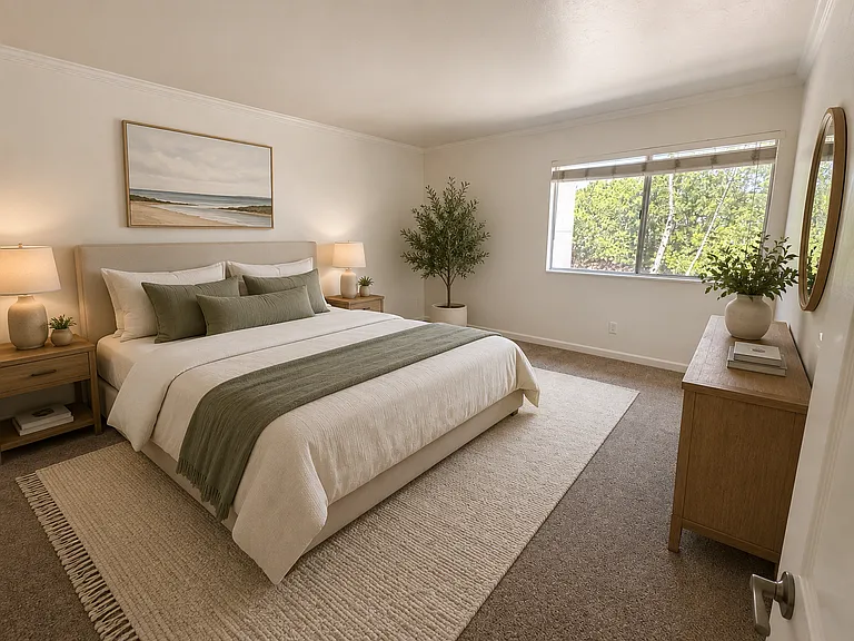 Master Bedroom- Virtually Staged