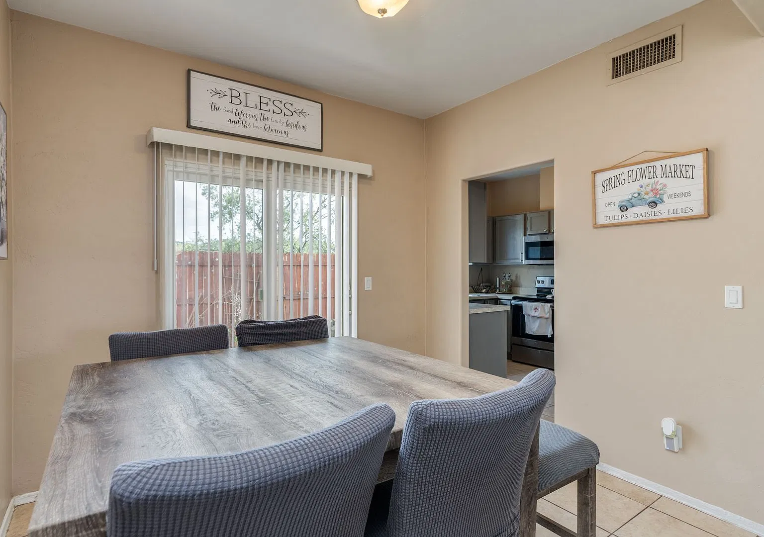 Spacious 3BR/3BA Tucson Home with Private Balcony & Fenced Yard | 3516 S Mission Rd #3 — Photo 4