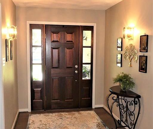 Lovely formal entryway.