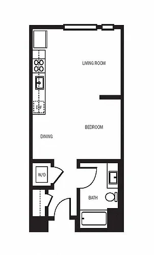 Floor plan Studio A1