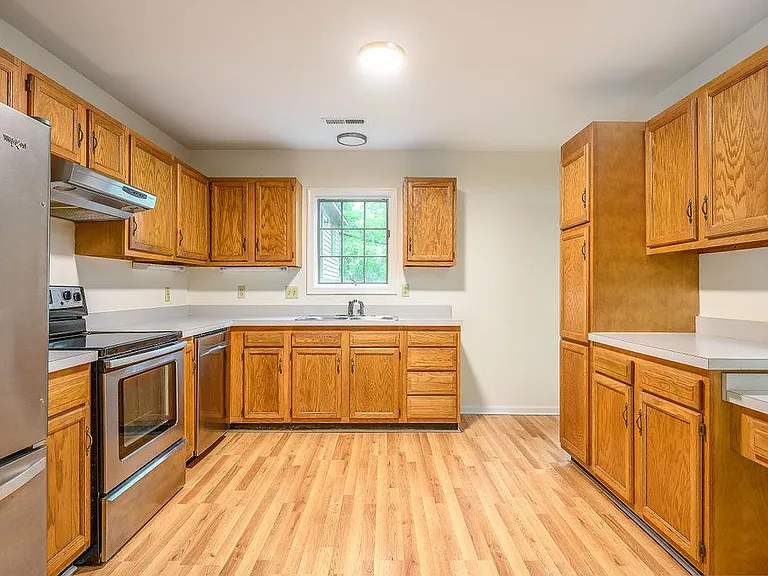 Kitchen with stainless appliances