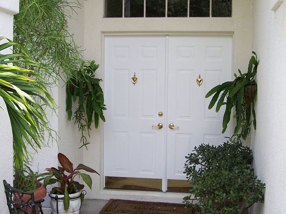 Double door entrance