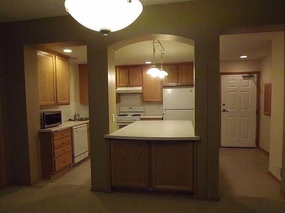 Open plan kitchen/living