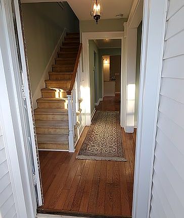 Front entrance vestibule