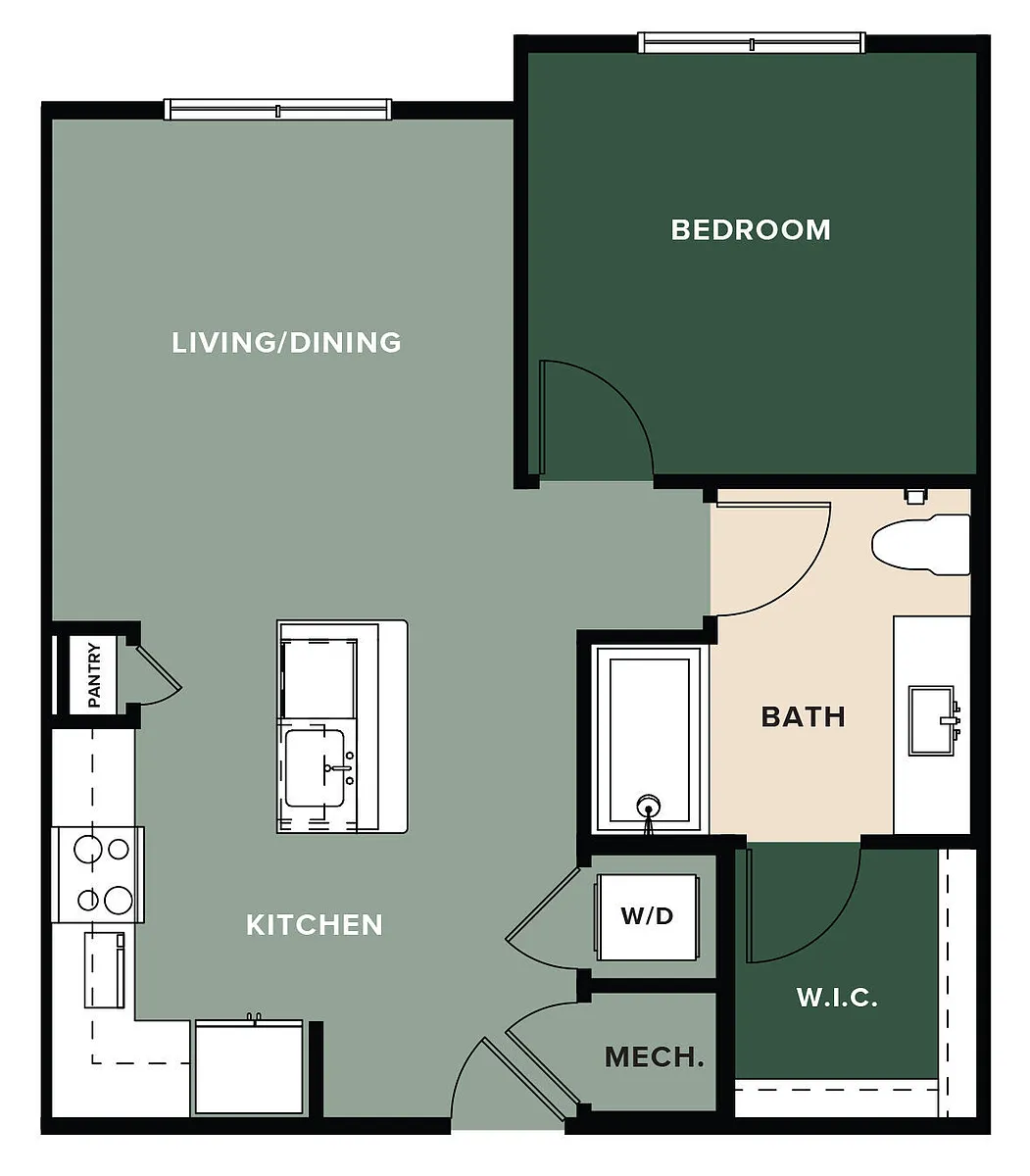 Floor plan A1-A