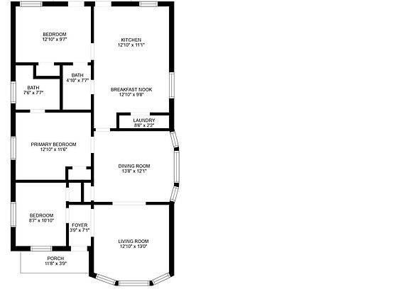 Floor plan and square footage details