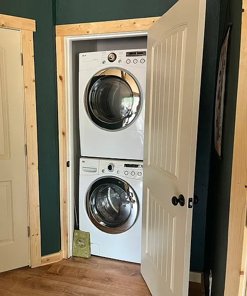 Full-size washer and dryer