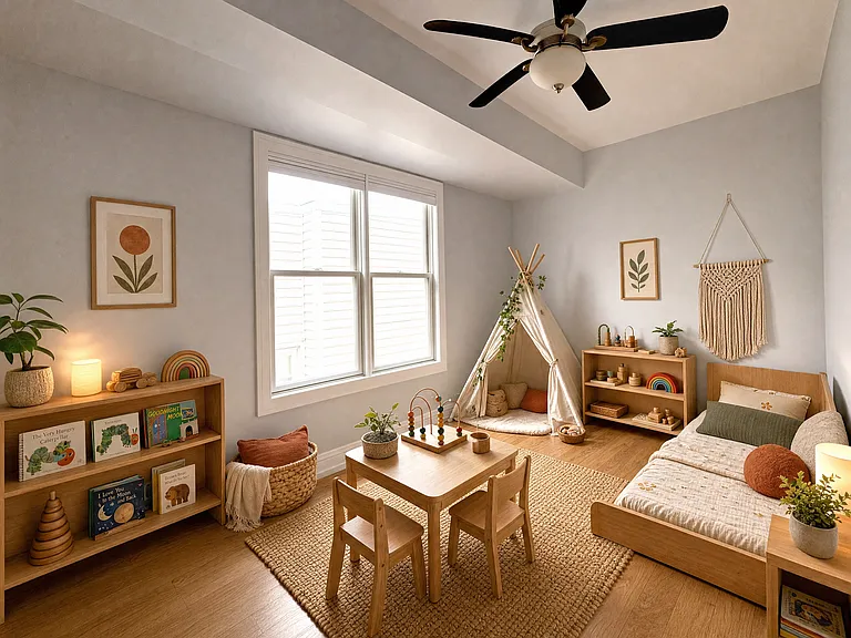 Kids Room. Virtually Staged