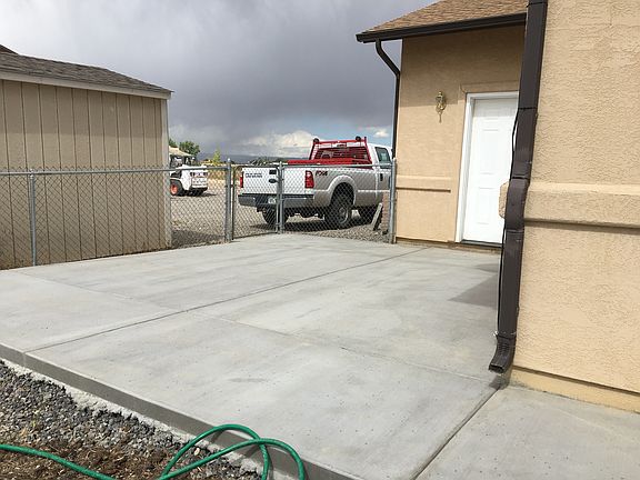 Small porch in backyard