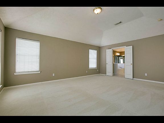 Master looking into bathroom