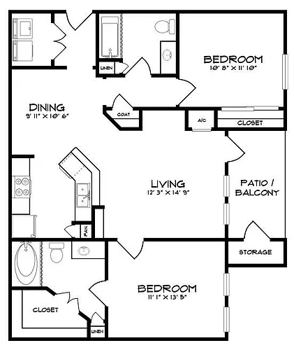 Floor plan D1
