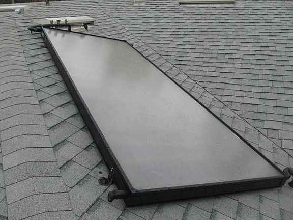 Solar water heater panel