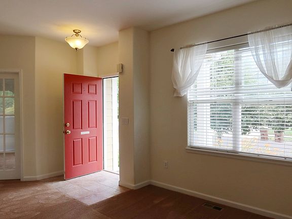 Front door and living area