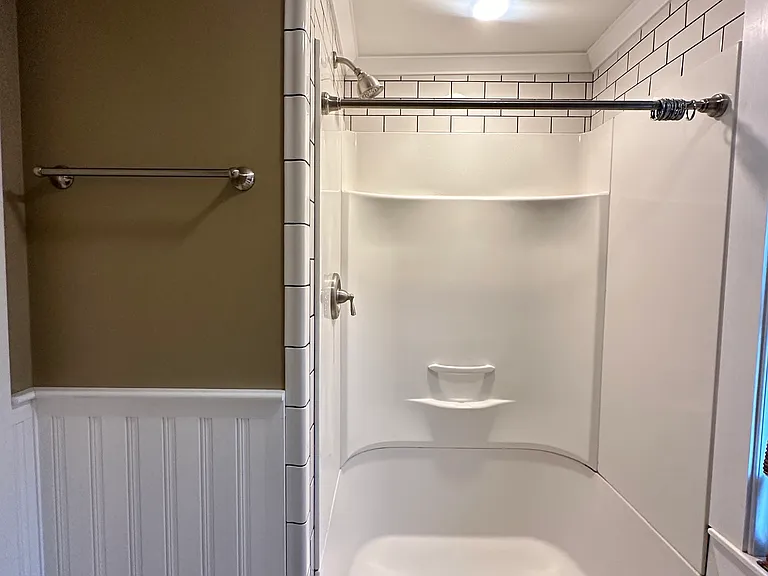 Spacious shower