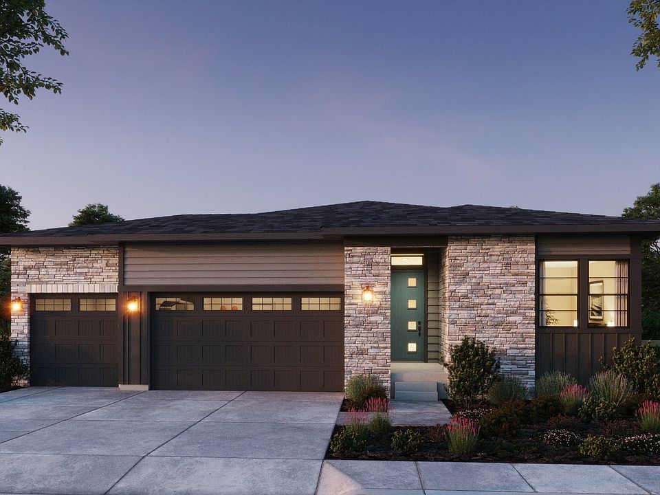 Kitchel Lake at Serratoga Falls by Trumark Homes Plan 1B Modern Prairie