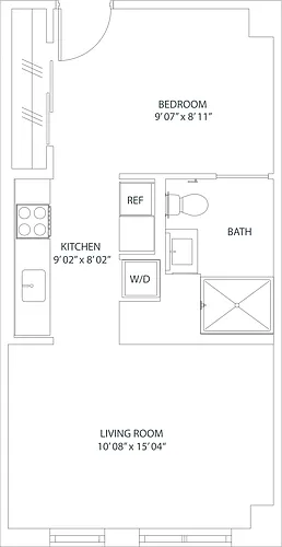 Floor plan Studio-A5