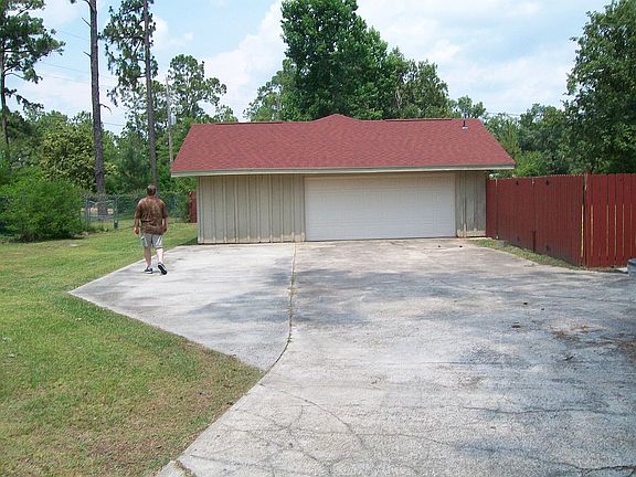Front of garage