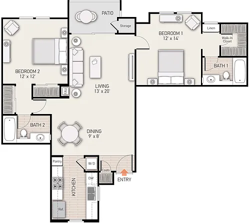Floor plan Plan H