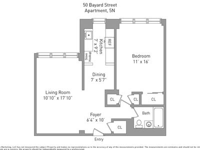 50 Bayard St APT 5N, New York, NY, 10013
