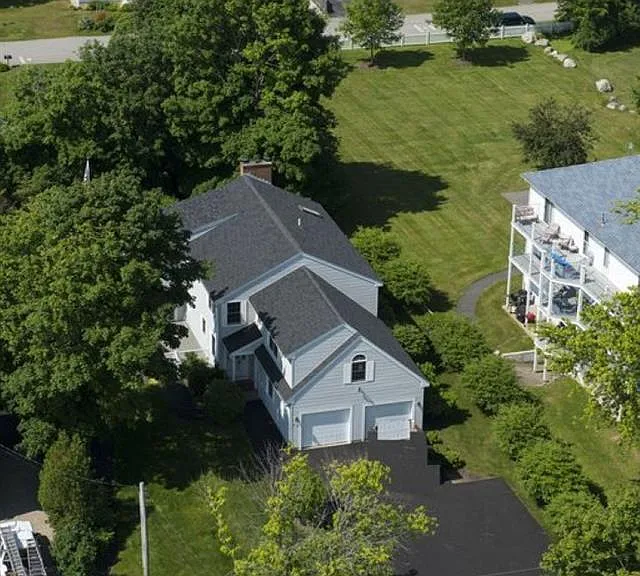 Plenty of parking and grassy yard