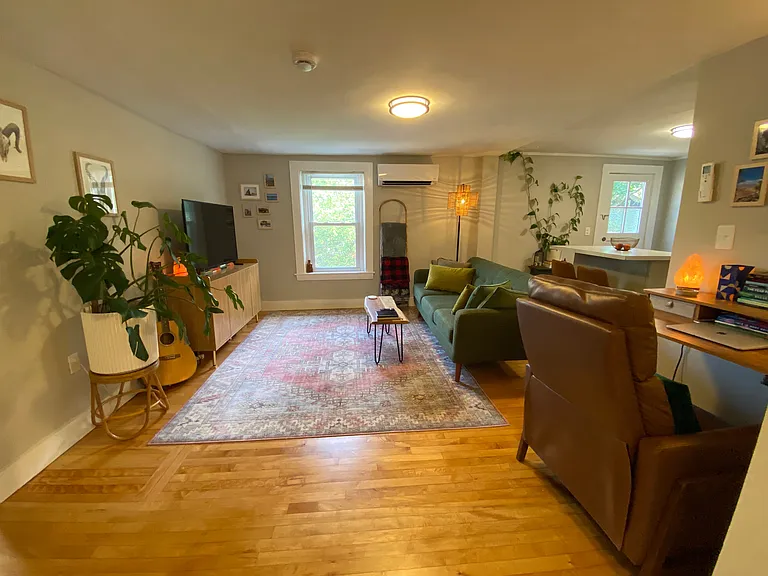 Living room - mini split heating/cooling.