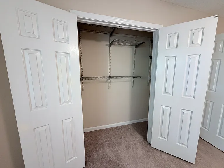 Shelved closets