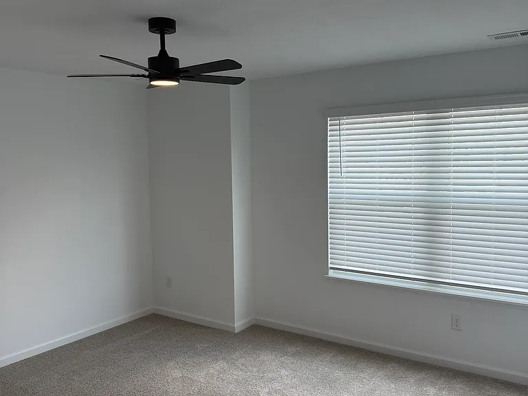 3rd Bedroom entrance view with ceiling fan