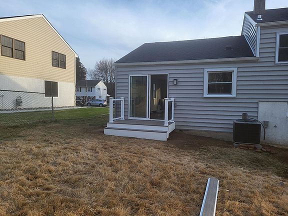 Rear yard access from upper living space