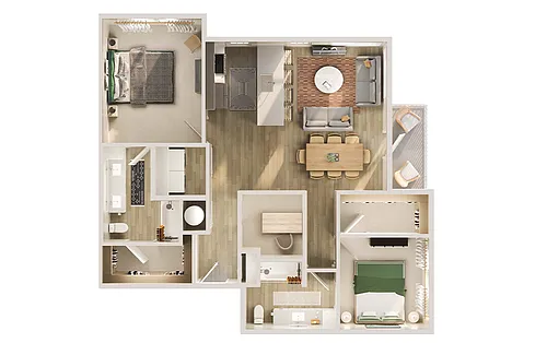 Floor plan B6D