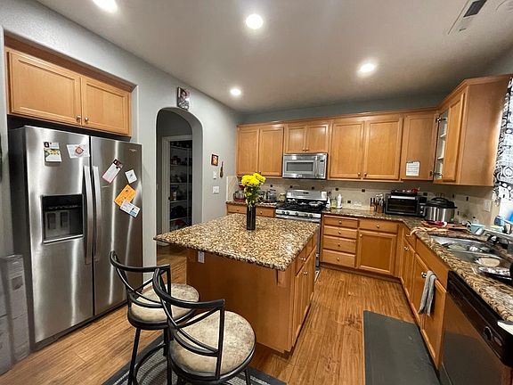 Kitchen with attached huge pantry area and walk-in closet