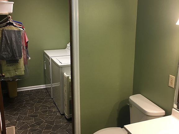 Half Bath and Laundry Room