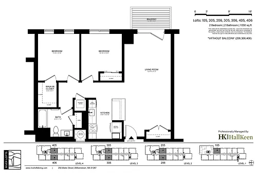 Floor plan Two Bedroom C2 - Coming Fall 2026