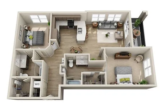 Floor plan B3