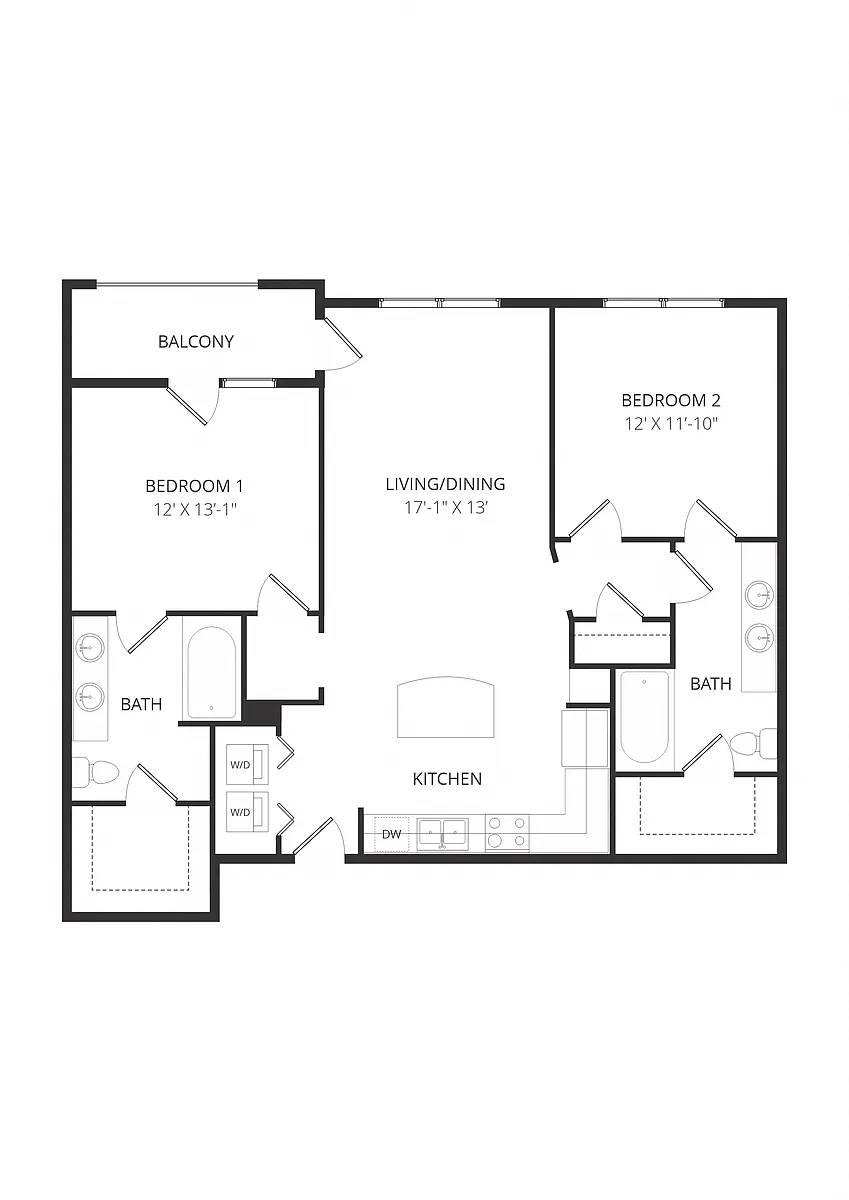 Floor plan Building P PB2