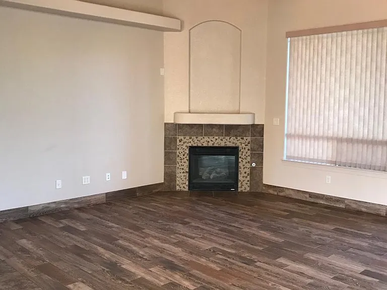 Living Area With Fireplace