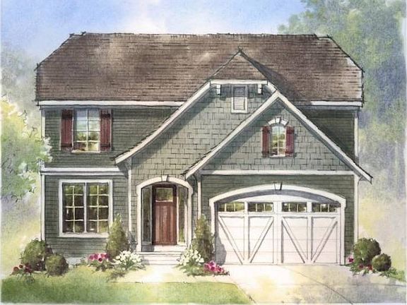 The "Newton" model is just one of dozens of Mayberry Homes new construction options available. This particular design features 2,232 sq feet, 3 beds, 2.5 baths and a 2 car garage.