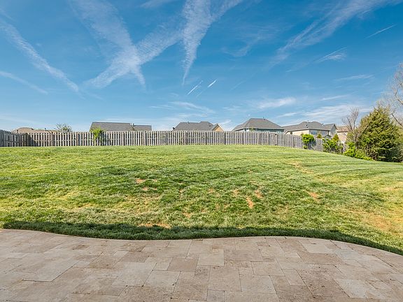 Fenced in backyard 