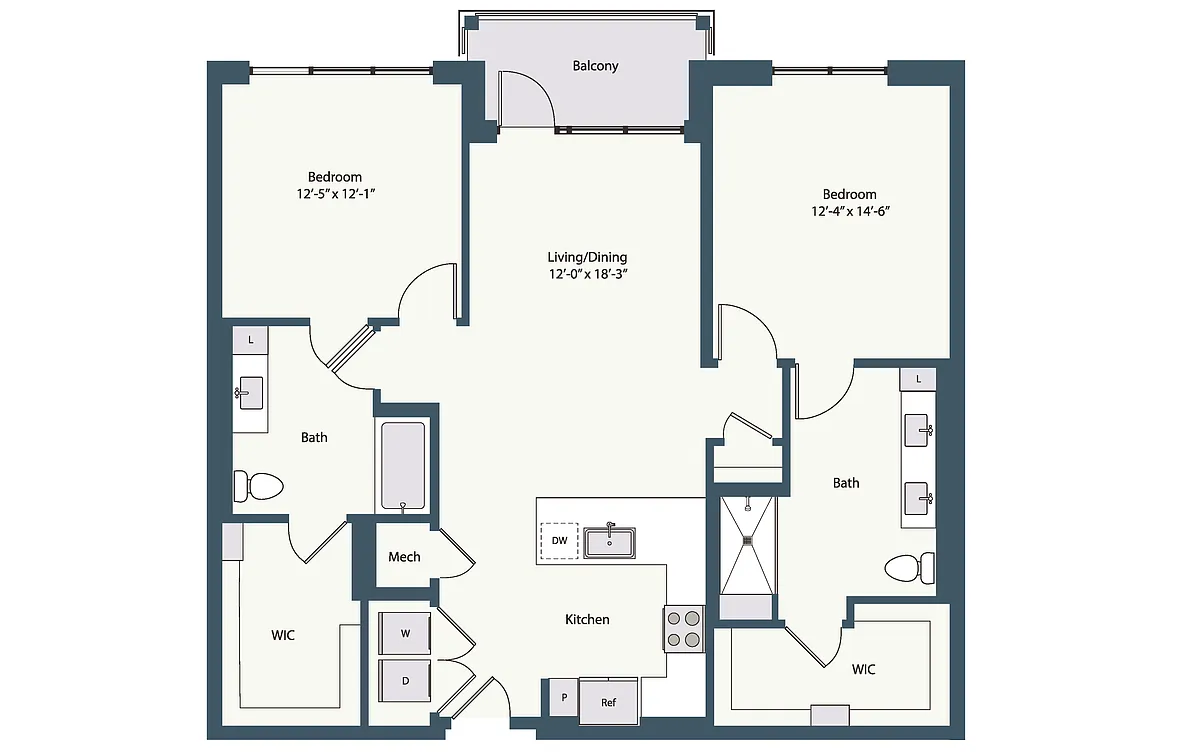 Floor plan 2A2