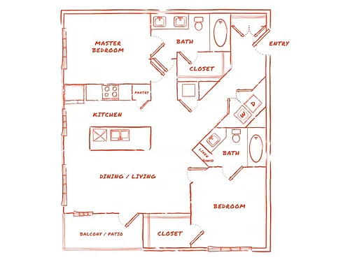 Floor plan B2