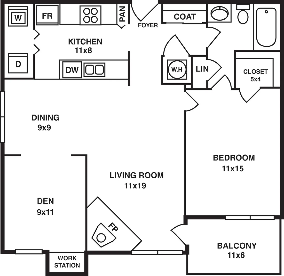 Floor plan Monarch